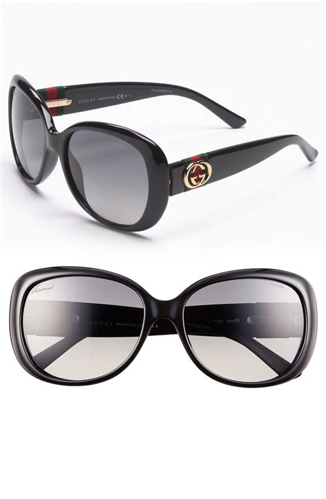 gucci sunglasses black womens|Gucci sunglasses women nordstrom.